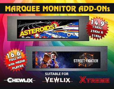 14.9 and 16.6inch Marquee Monitors available to order now!