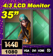 35"1440x1080 4:3 LCD Monitor
