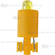 LED Light Bulb(5V/12V, 10mm Wedge Base) - Yellow