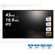 43 inch 16:9 Ratio Arcooda LCD Arcade Monitor(supports 15khz/25khz/31khz/1080P)