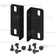 Mounting Brackets for Gun Pedal Assembly (2pcs) - Black