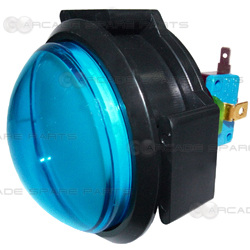 Dome Illuminated Push Button (Blue)