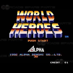 World Heroes Neo Geo MVS Cartridge (Z)