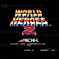 World Heroes 2 Neo Geo MVS Cartridge (Z)