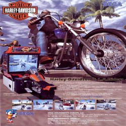 Sega Parts Harley Davidson & L.A Riders PCB