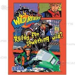 Sega Parts Wild Rider PCB