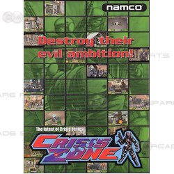 Crisis Zone Arcade Full Factory Kit (New) (Z)
