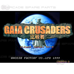 Gaia Crusaders Arcade PCB
