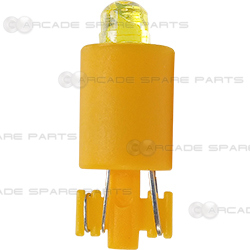 LED Light Bulb(5V/12V, 10mm Wedge Base) - Yellow