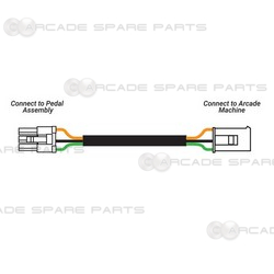Connection Cable for Namco Arcade Shooting Machine Pedal Assembly