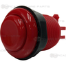 American Style Concave Push Button - Red