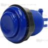 American Style Concave Push Button - Blue