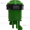 American Style Concave Push Button - Green