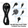 Different type of power cable to match your country