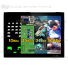 20.1 inch 4:3 Ratio Arcooda LCD Arcade Monitor with Metal Frame and Glass Panel(supports 15khz/25khz/31khz/1600x1200)