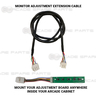 20.1 inch 4:3 Ratio Arcooda LCD Arcade Monitor with Metal Frame and Glass Panel(supports 15khz/25khz/31khz/1600x1200)