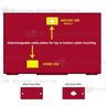 Gun Pedal Assembly with Microswitch & 3 Pin Wiring Harness for Arcade Machine - Red