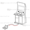 Connection Cable for Namco Arcade Shooting Machine Pedal Assembly