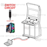 USB Connection Cable for Gun Pedal Assembly (with Switch and LED Plug, 200cm)