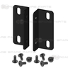 Mounting Brackets for Gun Pedal Assembly (2pcs) - Black